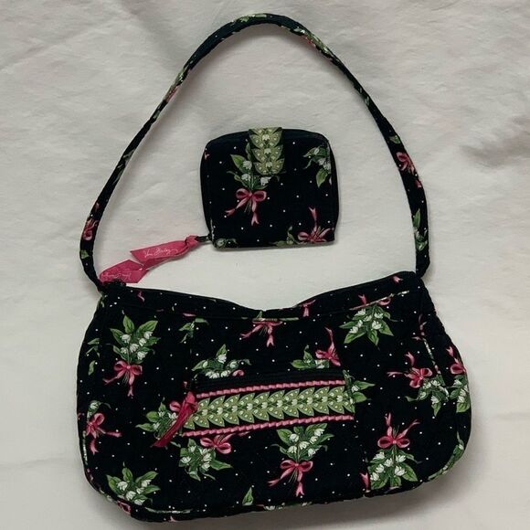 Vera Bradley Shoulder Bag & Matching Wallet - Picture 1 of 8